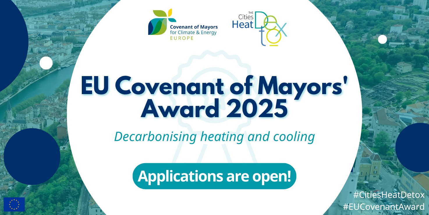 One week left to apply for the 2025 Covenant of Mayors’ Award! Living