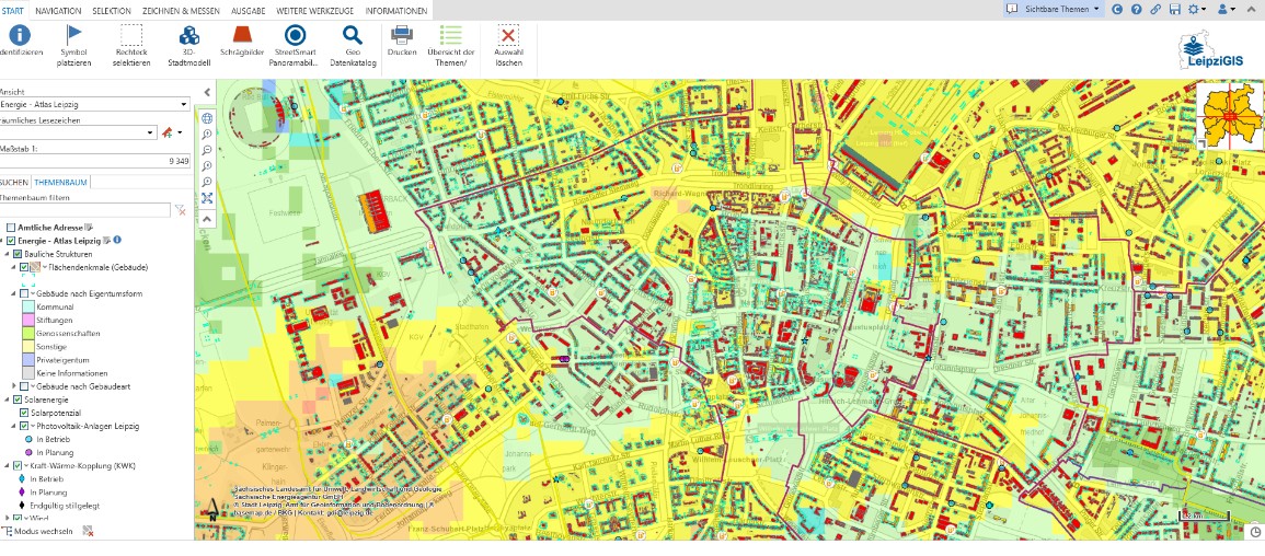 Leipzig's energy map