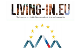 Logo Slovenian presidency and Living-in.eu