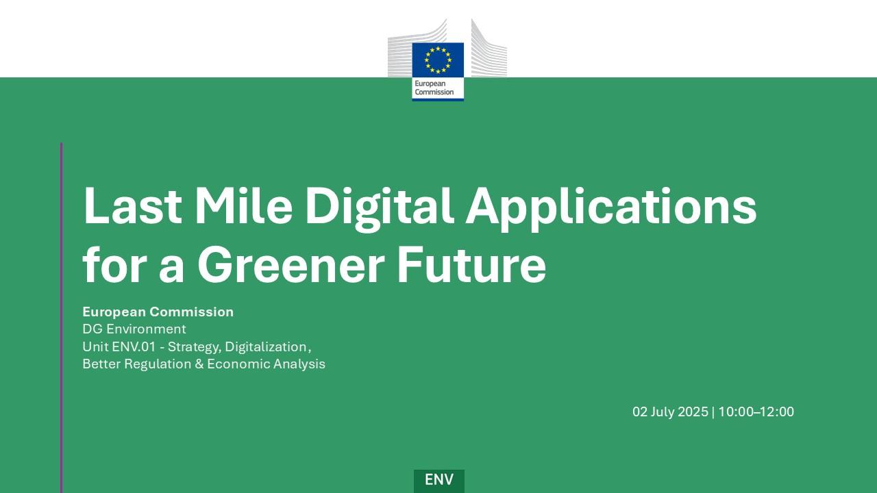 Last mile digital applications