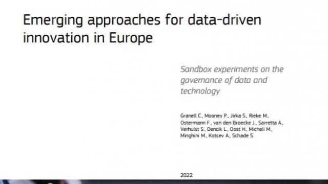 Emerging Approaches for data-driven innovation in Europe