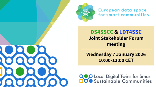 LDT4SSC DS4SSCC Joint stakeholder forum No. 2